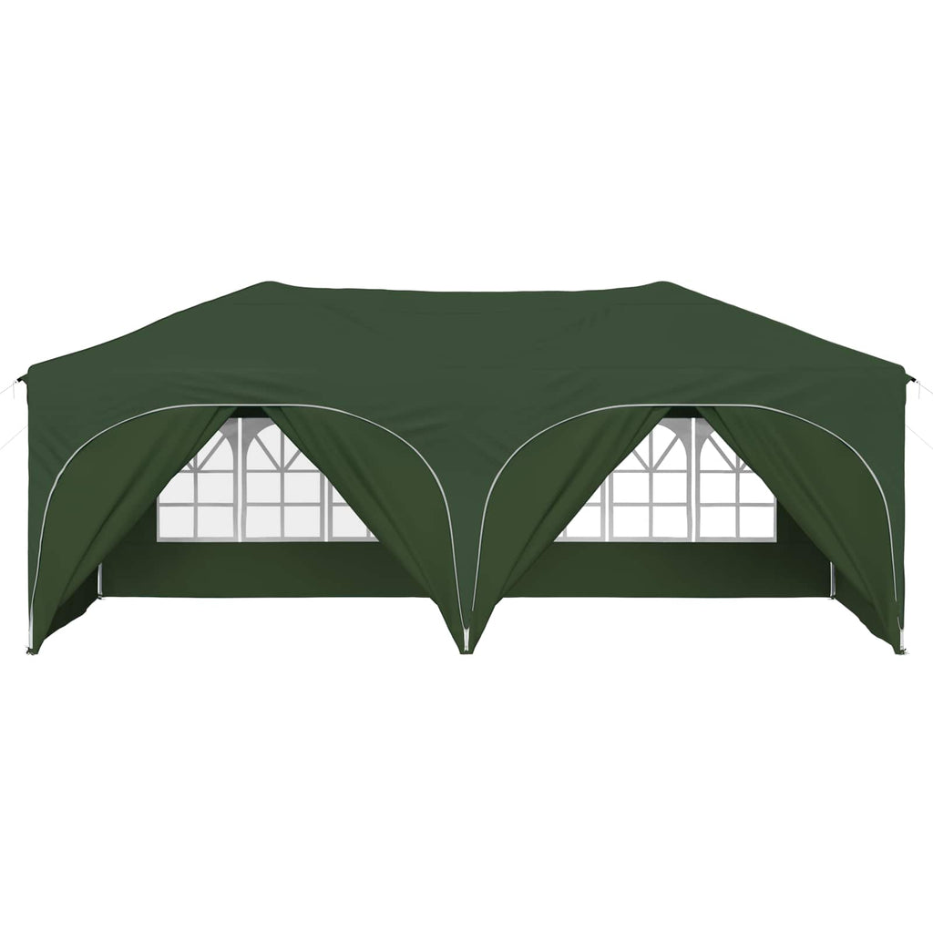 Pop-up Partyzelt 575 x 288 x 245 cm Grün Oxford-Stoff