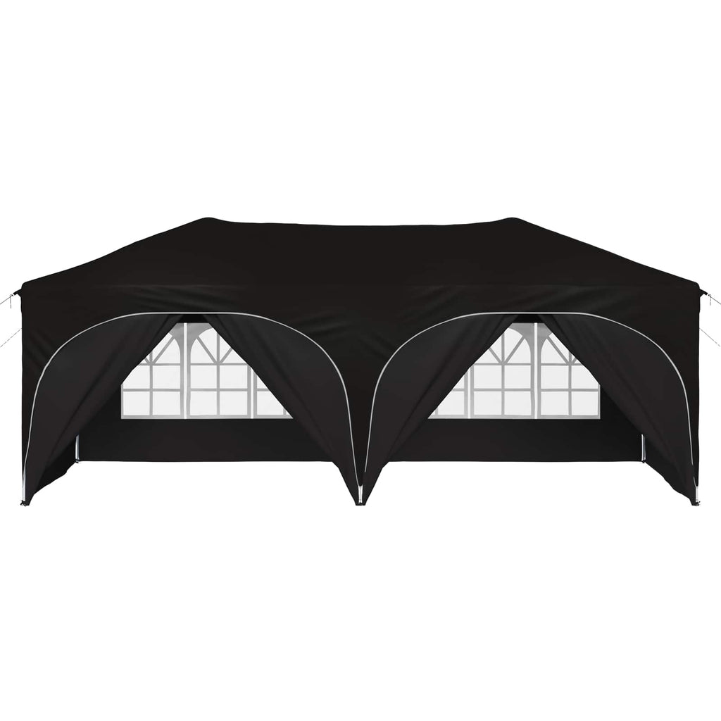 Pop-up Partyzelt 575 x 288 x 245 cm Schwarz Oxford-Stoff