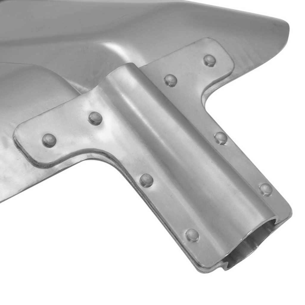 Schaufelkopf Silber 45 x 38 cm Aluminium