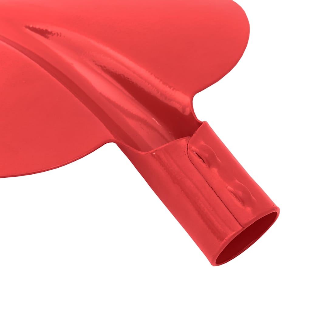 Schaufelkopf 4 pcs Rot 32 x 24,5 cm Pulverbeschichteter Stahl
