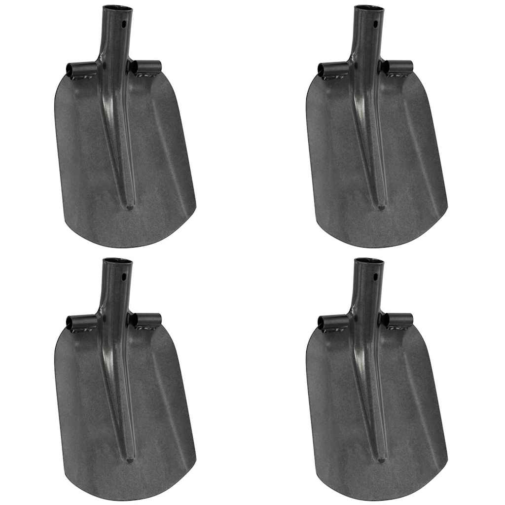 Schaufelkopf 4 pcs Silber 33 x 21 cm Pulverbeschichteter Stahl