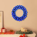 Weihnachtsballkränze 2 pcs Blau 33 x 33 x 7 cm Polystyrol