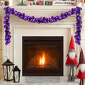 Weihnachtskugelgirlande Lila 186 cm Polystyrol
