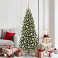 Weihnachtskugel-Set mit 300 LEDs 120 pcs Rosa Kunststoff
