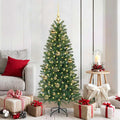 Weihnachtskugel-Set mit 150 LEDs 61 pcs Gold Kunststoff