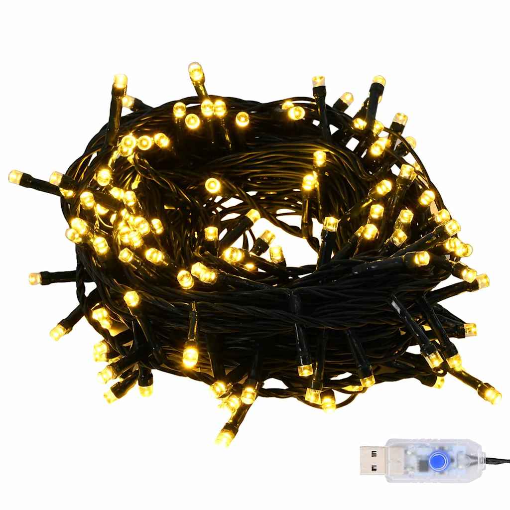 Weihnachtskugel-Set mit 300 LEDs 120 pcs Gold Kunststoff