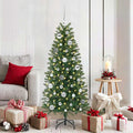 Weihnachtskugel-Set mit 150 LEDs 61 pcs Silber Kunststoff