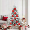 Weihnachtsbaumkugel Set XL 9 pcs Rot Kunststoff