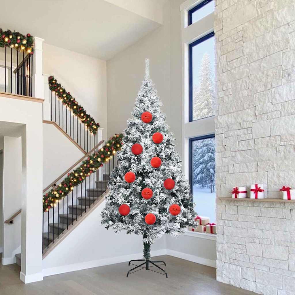 Weihnachtsbaumkugel-Set XXL 4 pcs Rot Kunststoff