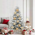 Weihnachtskugelset XL 9 pcs Gold Kunststoff
