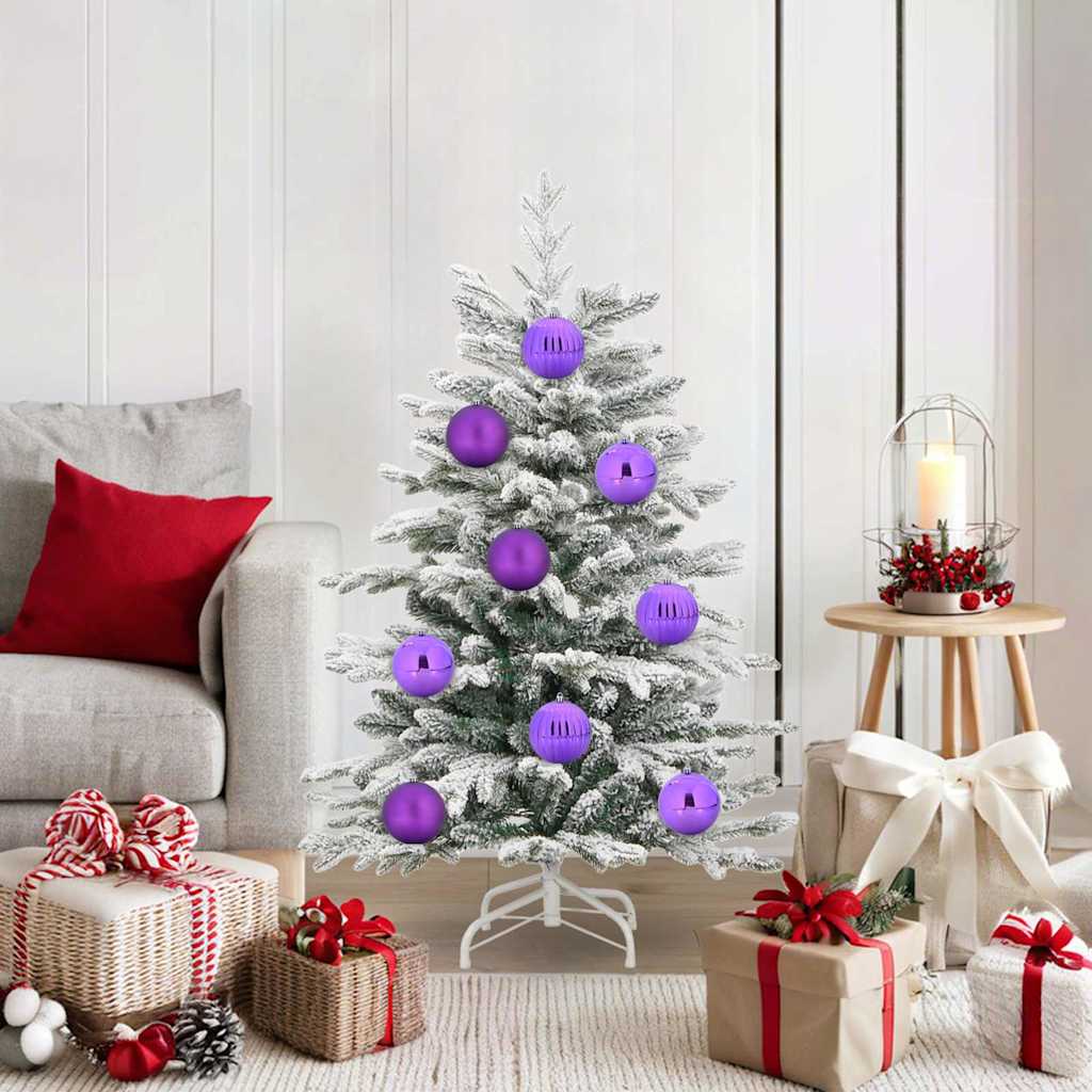 Weihnachtsbaumkugel Set XL 15 pcs Lila Kunststoff