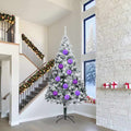 Weihnachtsbaumschmuck Set XXL 4 pcs Lila Kunststoff