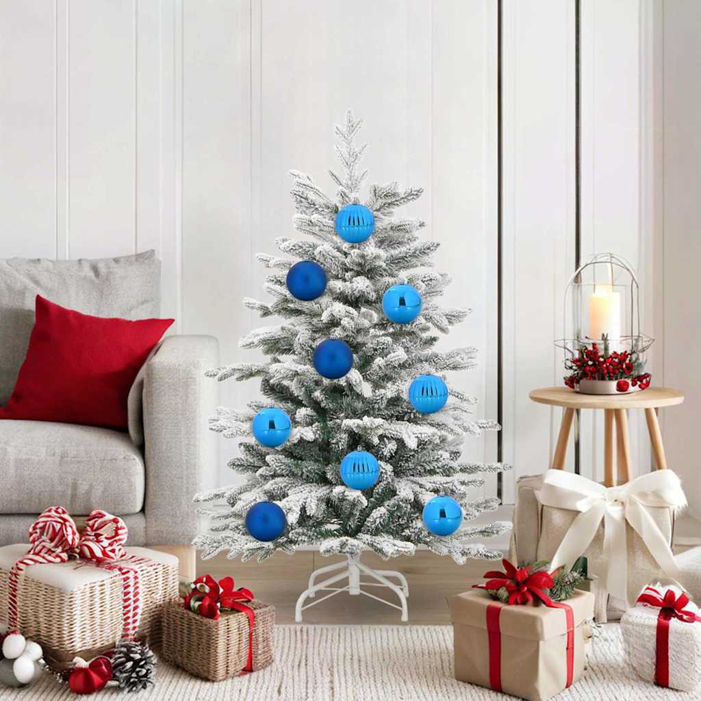 Weihnachtsbaumkugel Set XL 15 pcs Blau Kunststoff