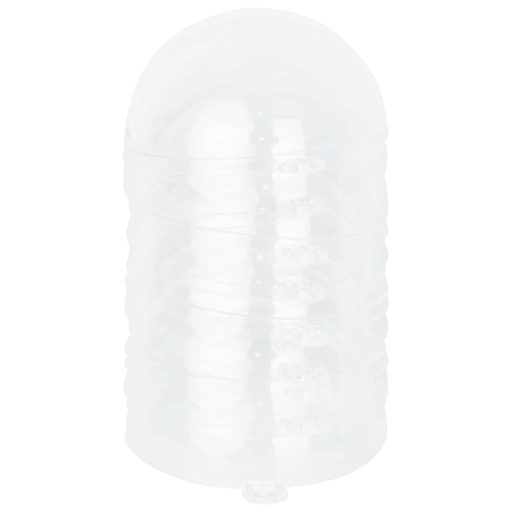 Weihnachtskugel-Set 50 pcs Transparent Ø 5 cm Kunststoff