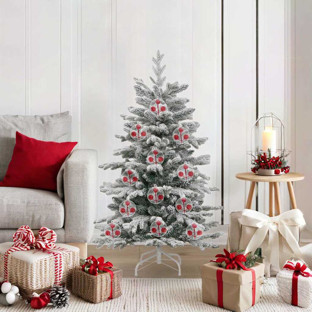 Weihnachtskugel-Set 25 pcs Transparent Ø 10 cm Kunststoff