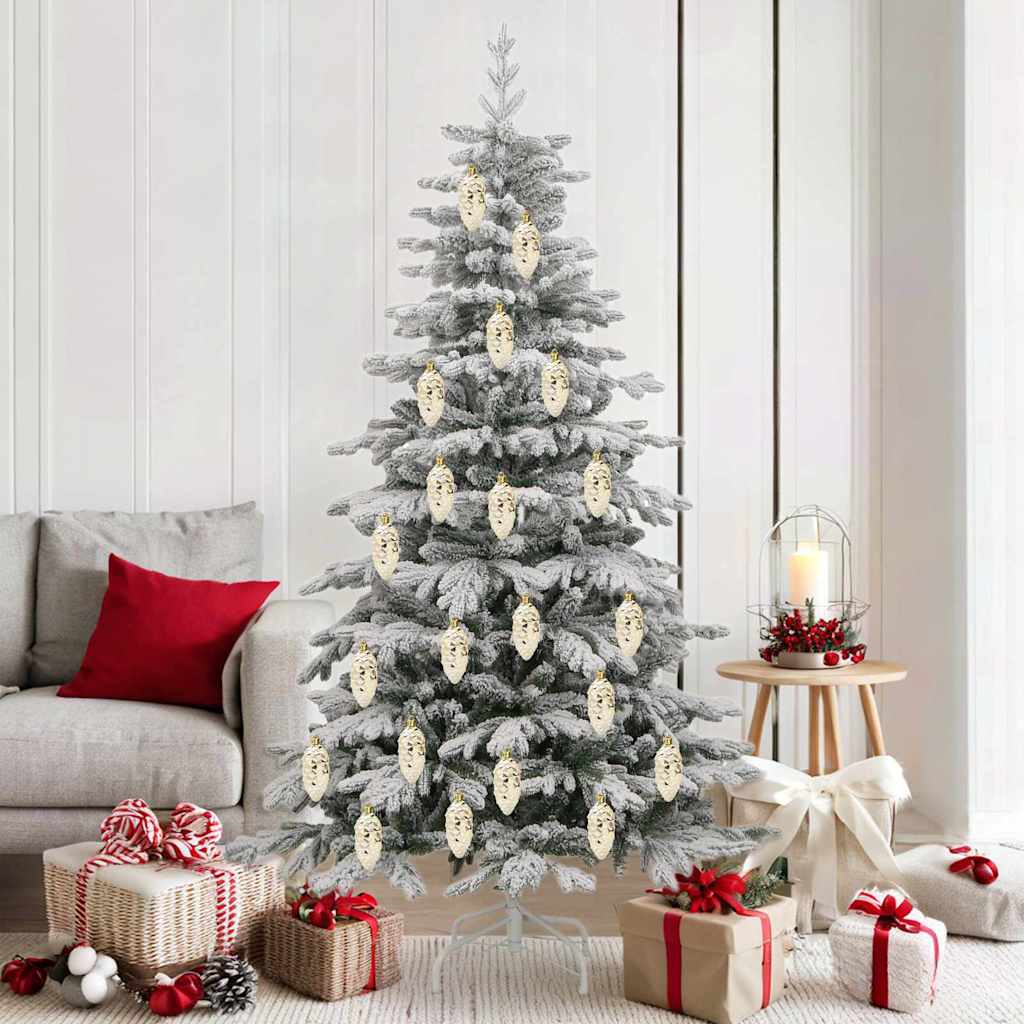 Weihnachts-Tannenzapfen Ball 40 pcs Gold Kunststoff