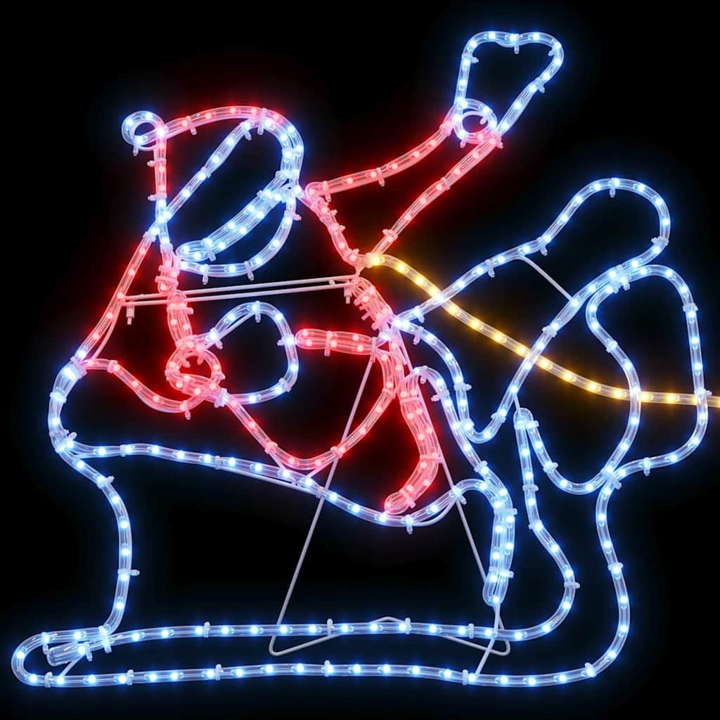 Weihnachtsdekoration Mehrfarbig 69 x 79 cm PVC