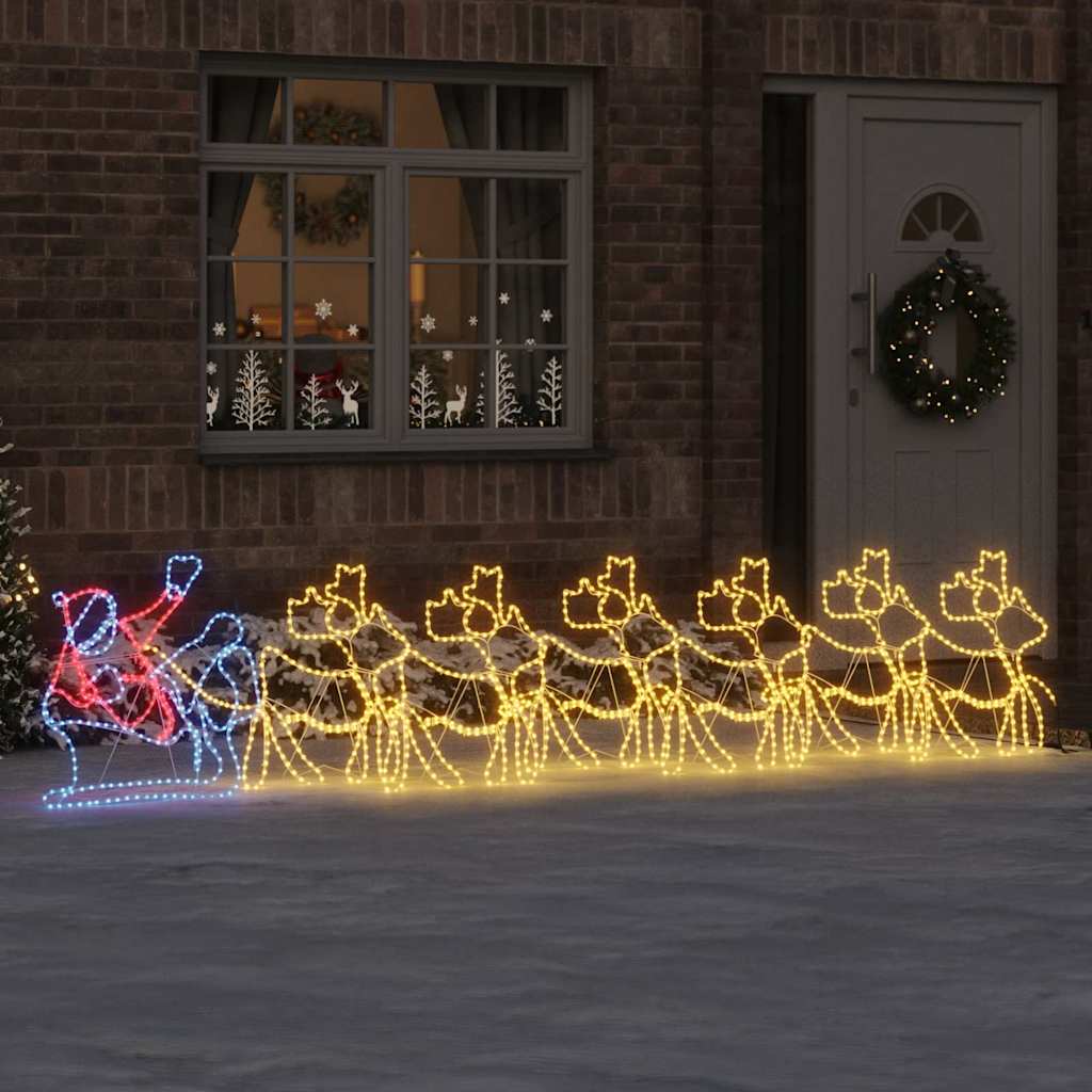 Weihnachtsdekoration Mehrfarbig 69 x 79 cm PVC