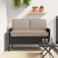 Kissenset 3 pcs Taupe Oxford-Stoff