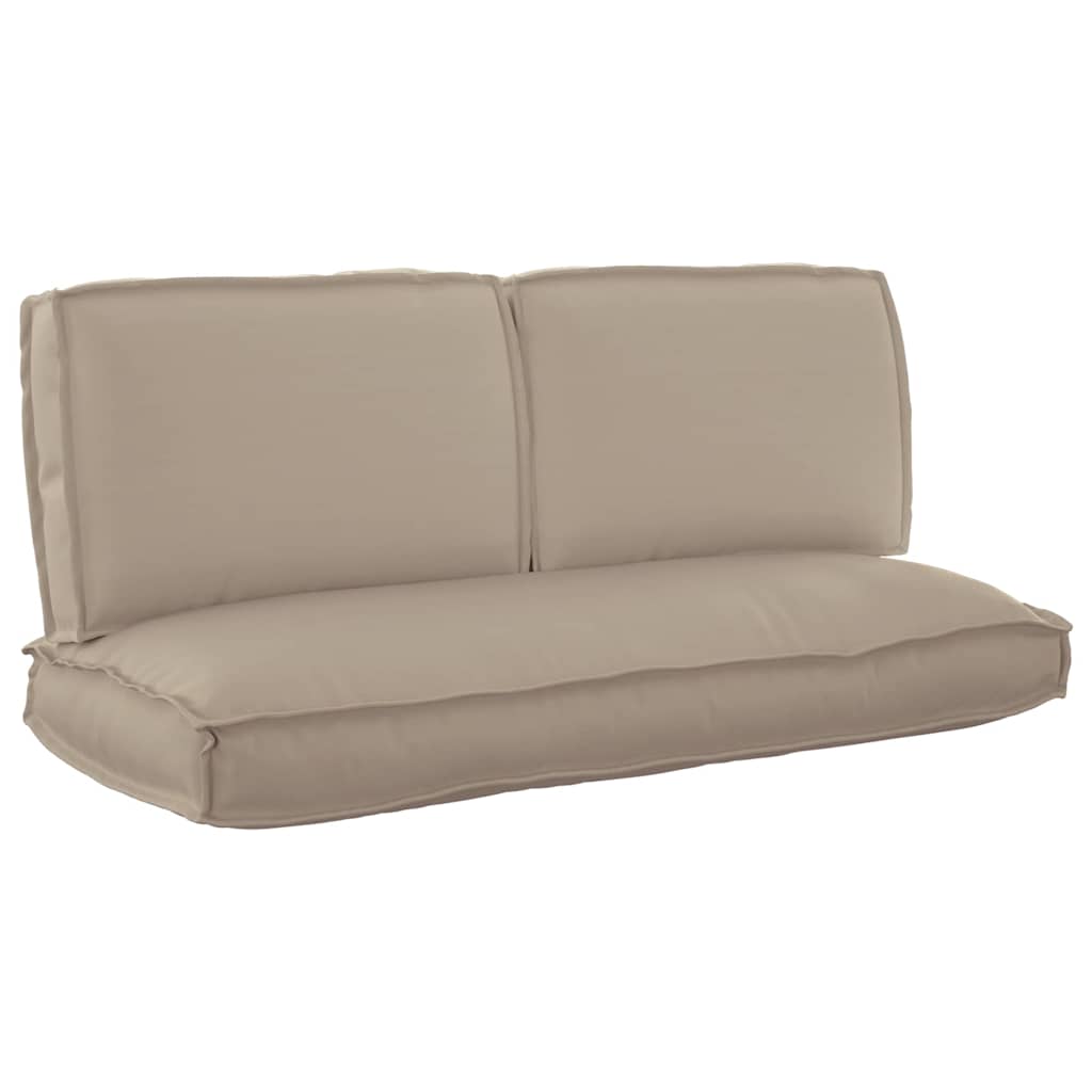 Kissenset 3 pcs Taupe Oxford-Stoff