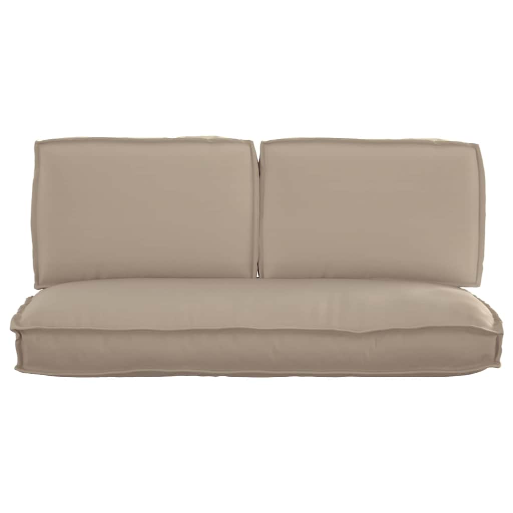 Kissenset 3 pcs Taupe Oxford-Stoff