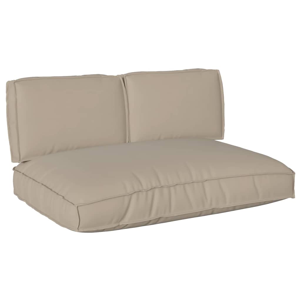 Kissenset 3 pcs Taupe Oxford-Stoff