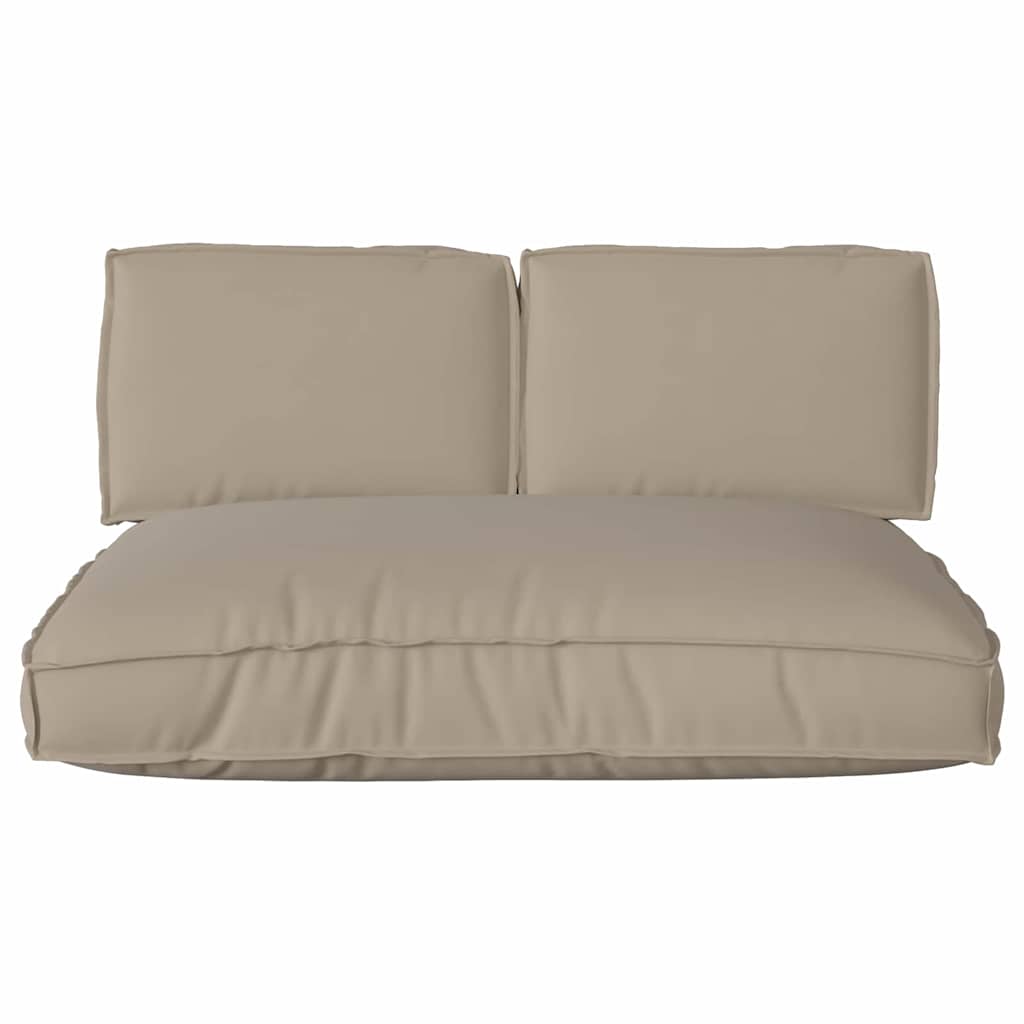 Kissenset 3 pcs Taupe Oxford-Stoff