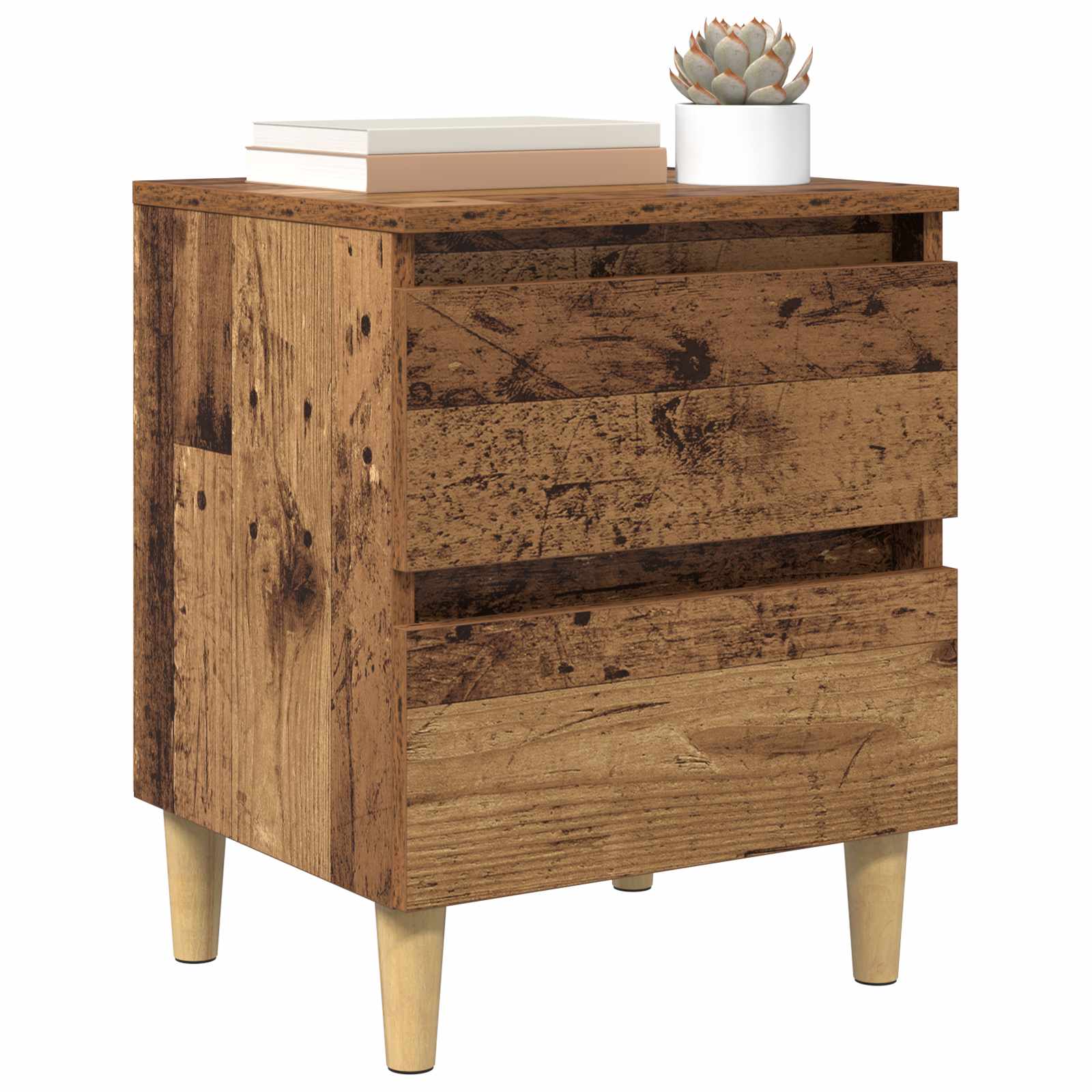 Bettschrank Altholz 40 x 35 x 50 cm Holzwerkstoff