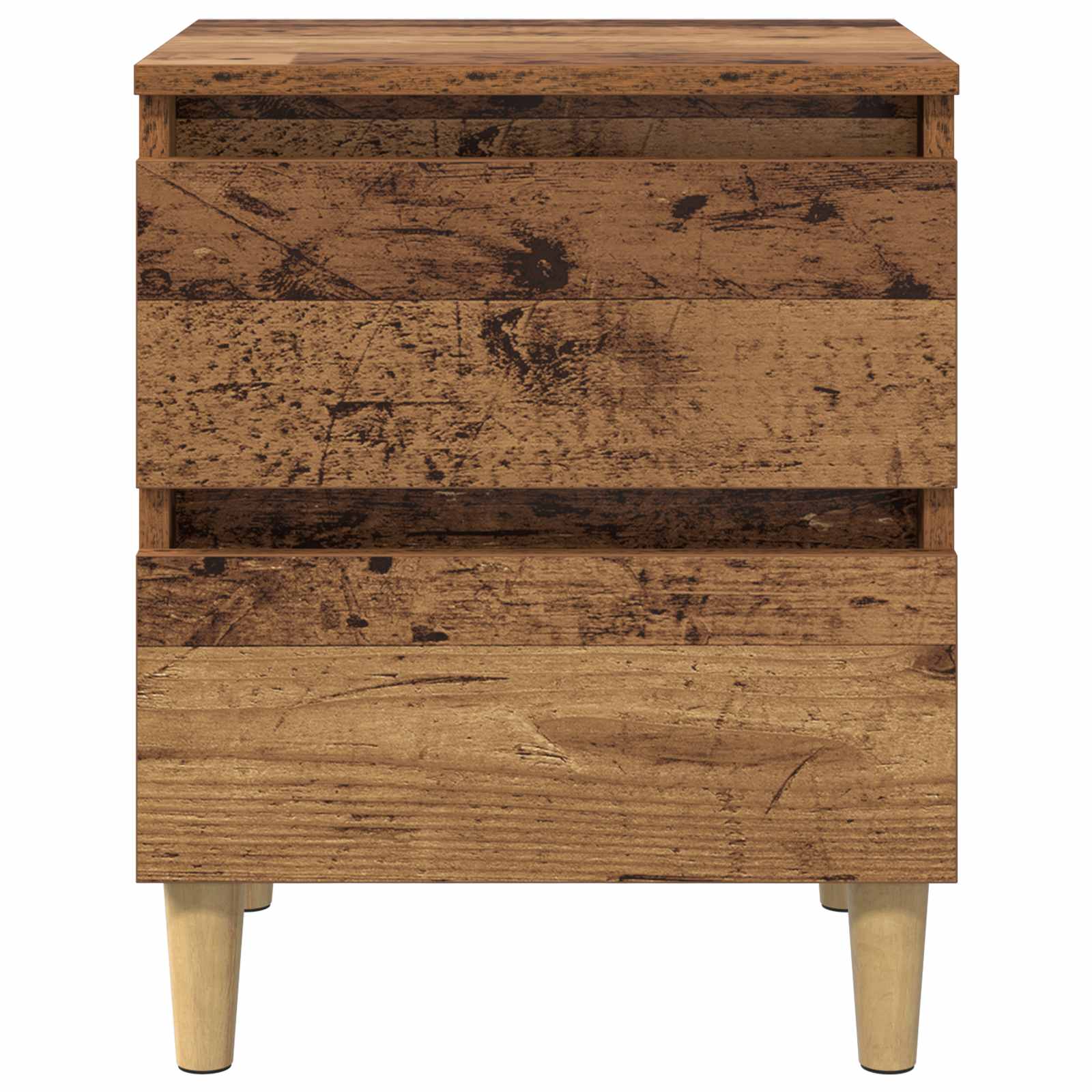 Bettschränke 2 pcs Altholz 40 x 35 x 50 cm Holzwerkstoff