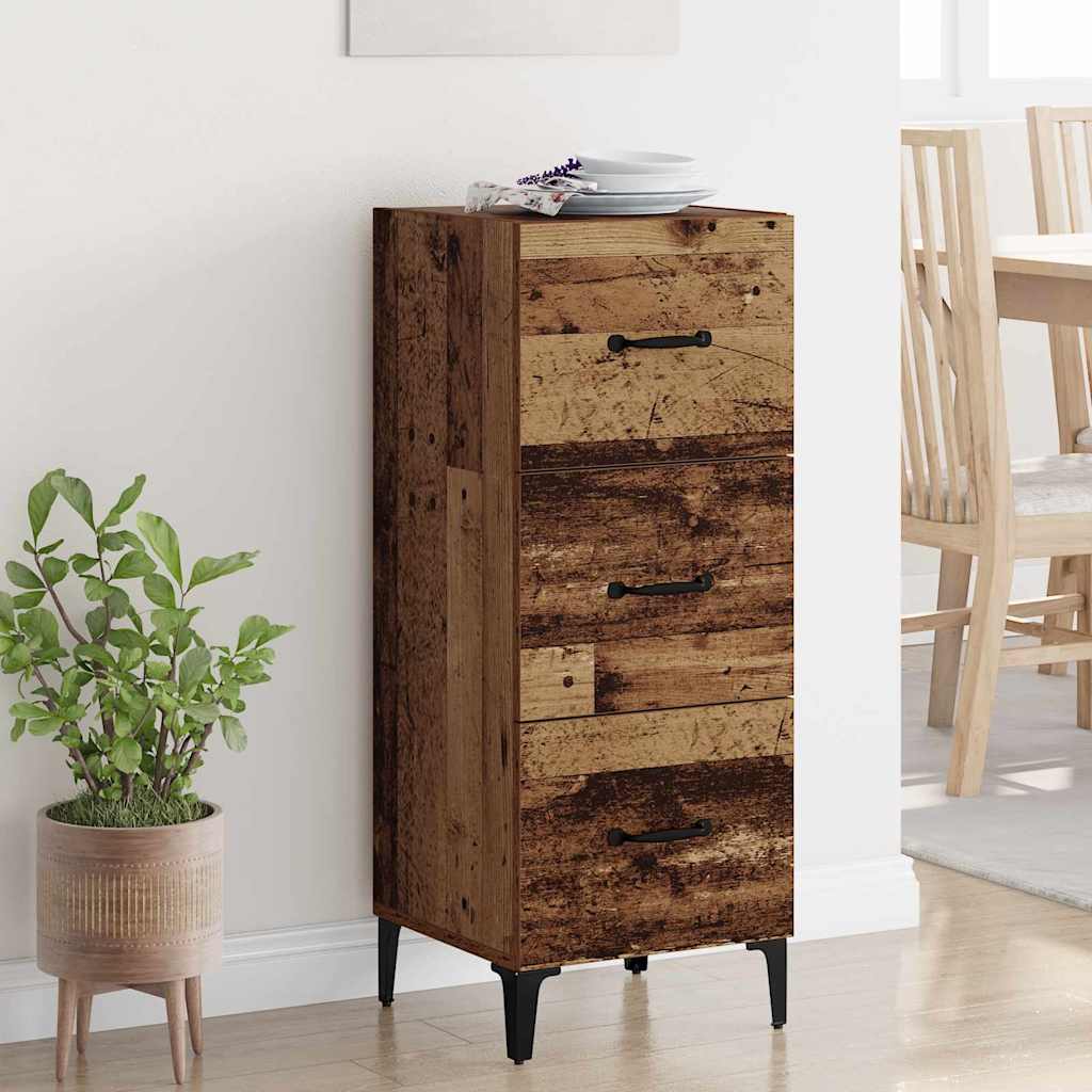 Sideboard Altholz 34,5 x 34 x 90 cm Holzwerkstoff