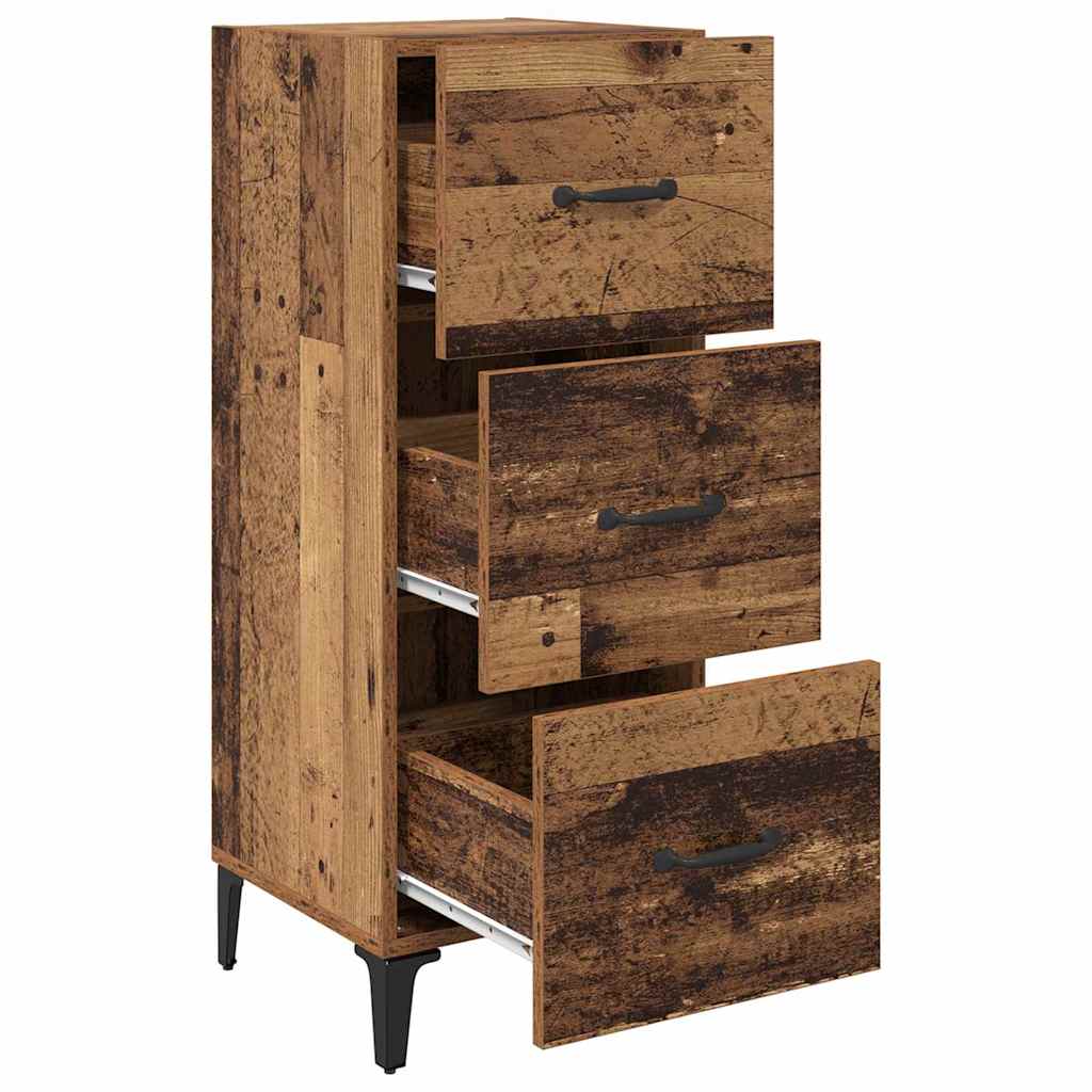 Sideboard Altholz 34,5 x 34 x 90 cm Holzwerkstoff