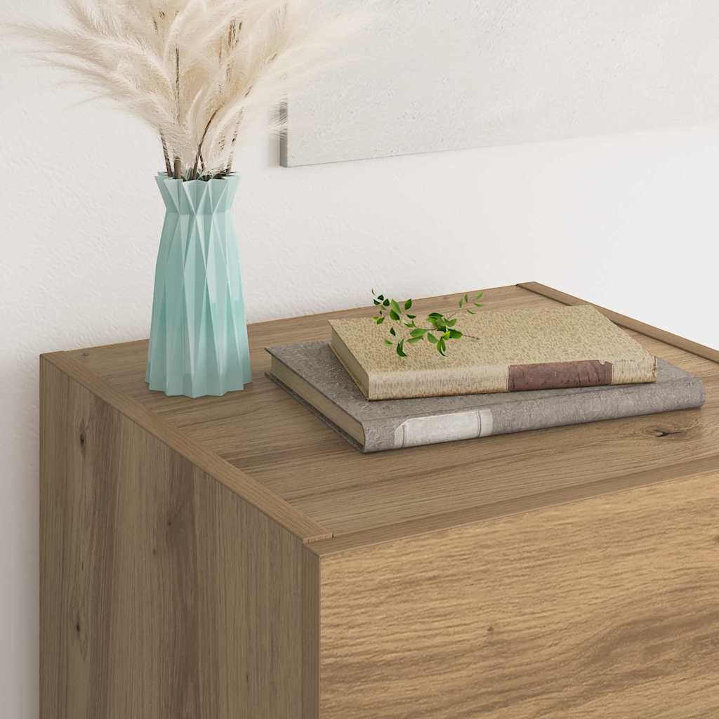 Sideboard Artisan-Eiche 34,5 x 34 x 90 cm Holzwerkstoff