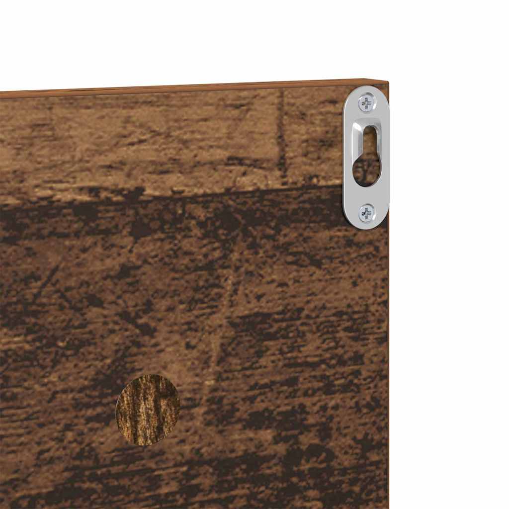 Wandregale 4 pcs Altholz 80 x 11,5 x 18 cm Holzwerkstoff