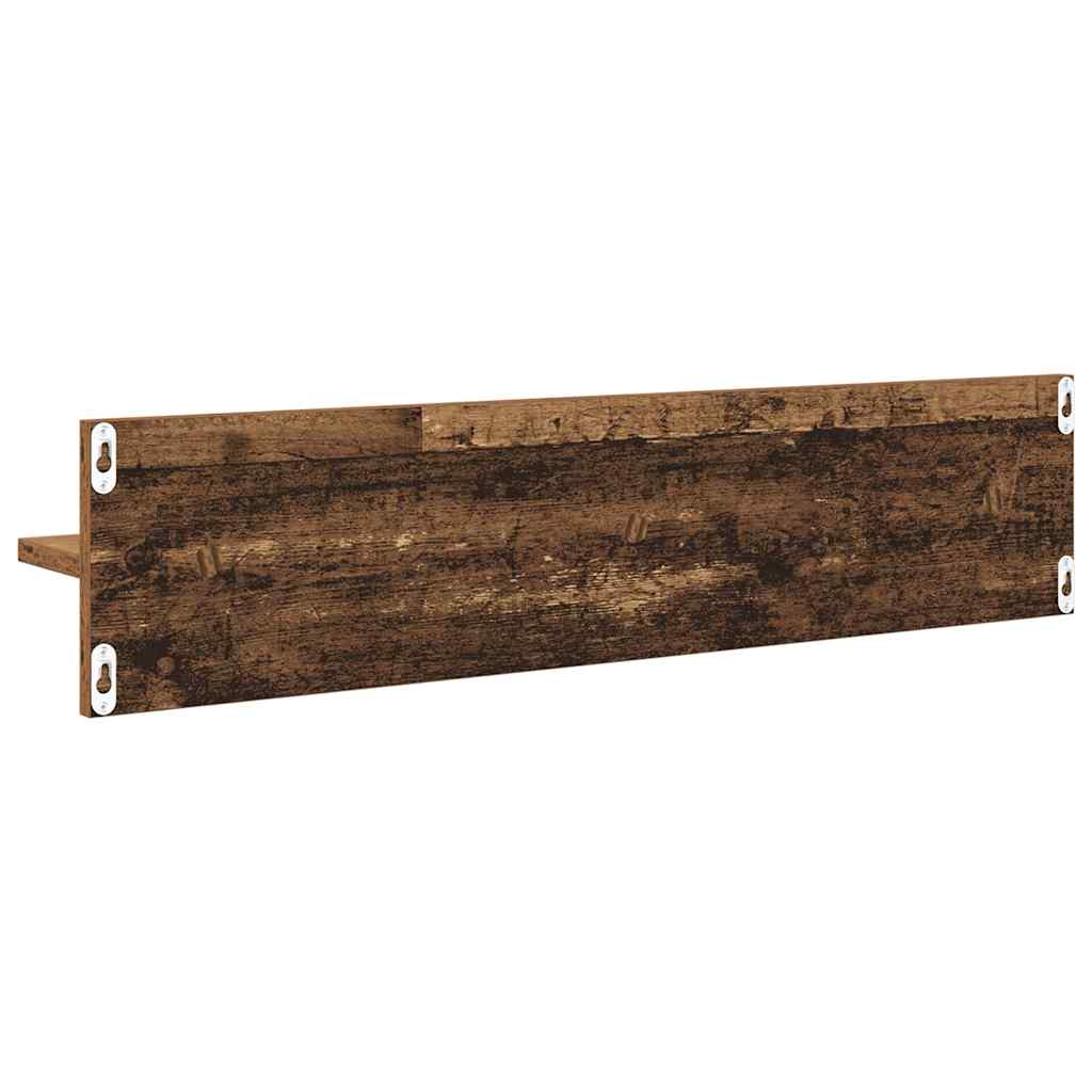 Wandregale 4 pcs Altholz 80 x 11,5 x 18 cm Holzwerkstoff