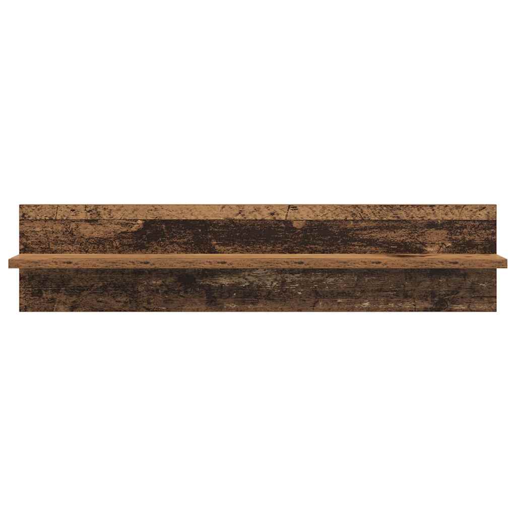 Wandregale 4 pcs Altholz 80 x 11,5 x 18 cm Holzwerkstoff