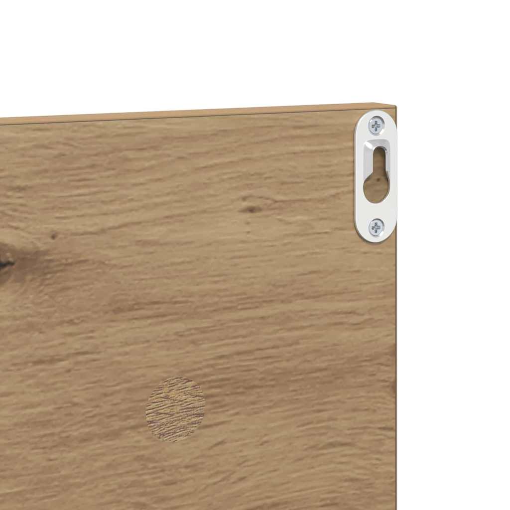 Wandregale 4 pcs Artisan-Eiche 80 x 11,5 x 18 cm Holzwerkstoff