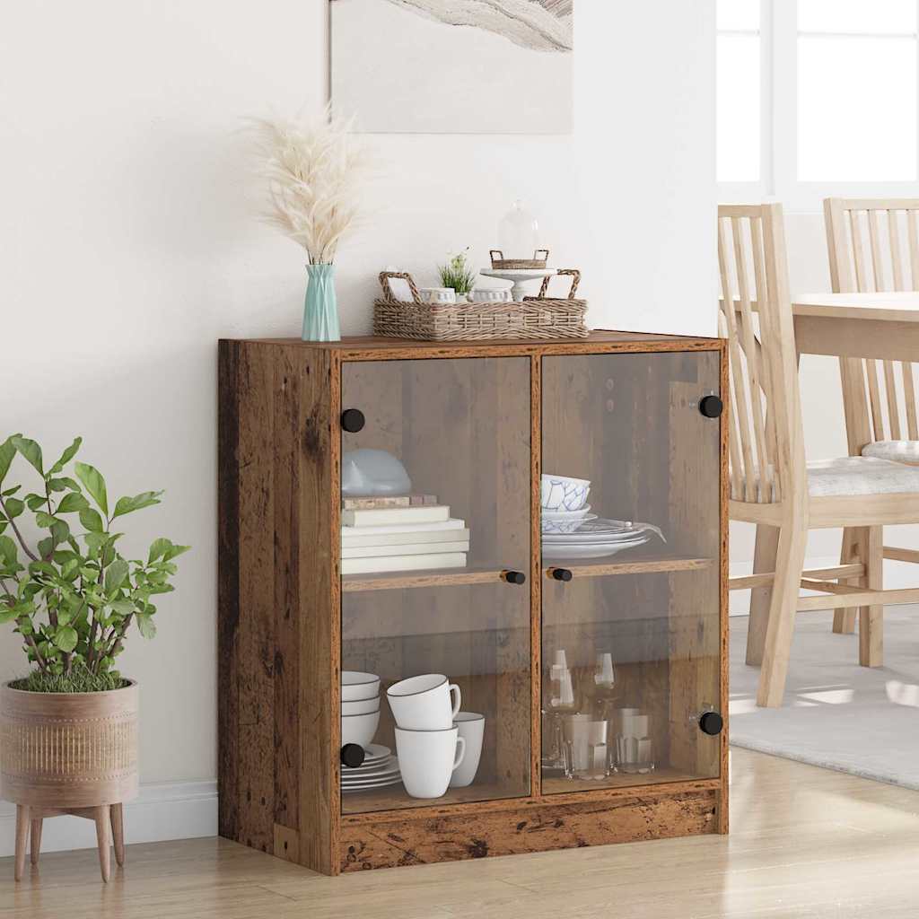 Seitenschrank Altholz 68 x 37 x 75,5 cm Holzwerkstoff