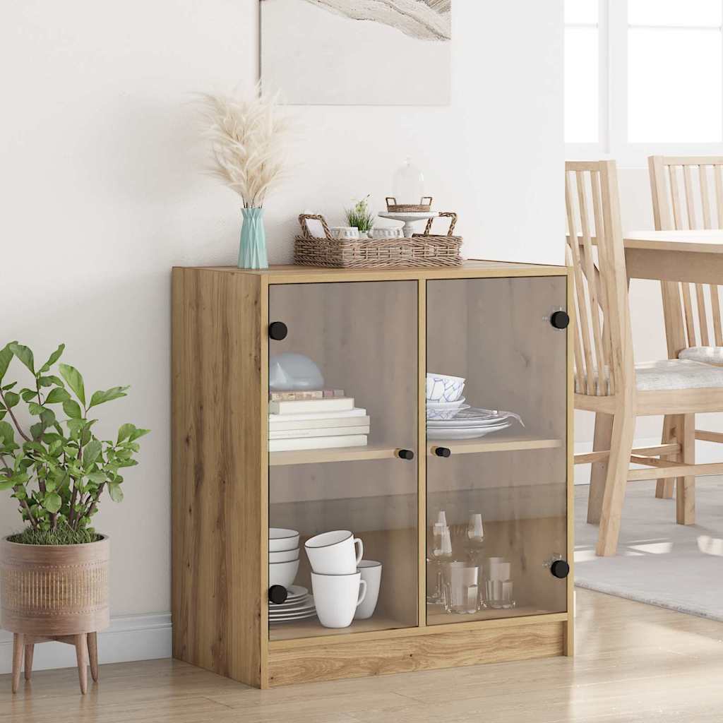 Seitenschrank Artisan-Eiche 68 x 37 x 75,5 cm Holzwerkstoff