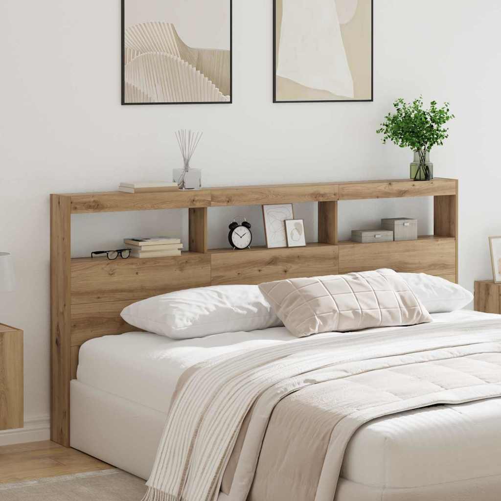 Kopfteil Artisan-Eiche 200 x 17 x 102 cm Holzwerkstoff