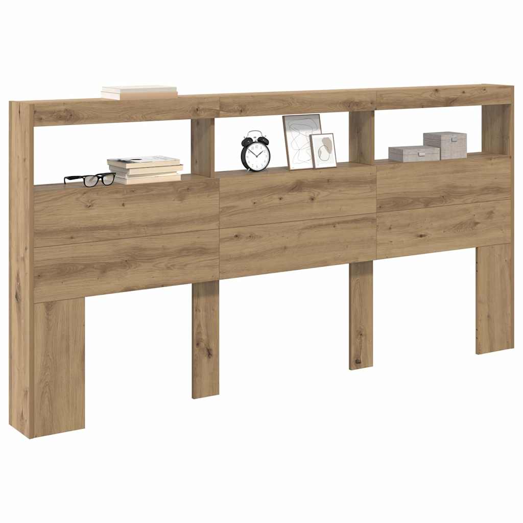 Kopfteil Artisan-Eiche 200 x 17 x 102 cm Holzwerkstoff