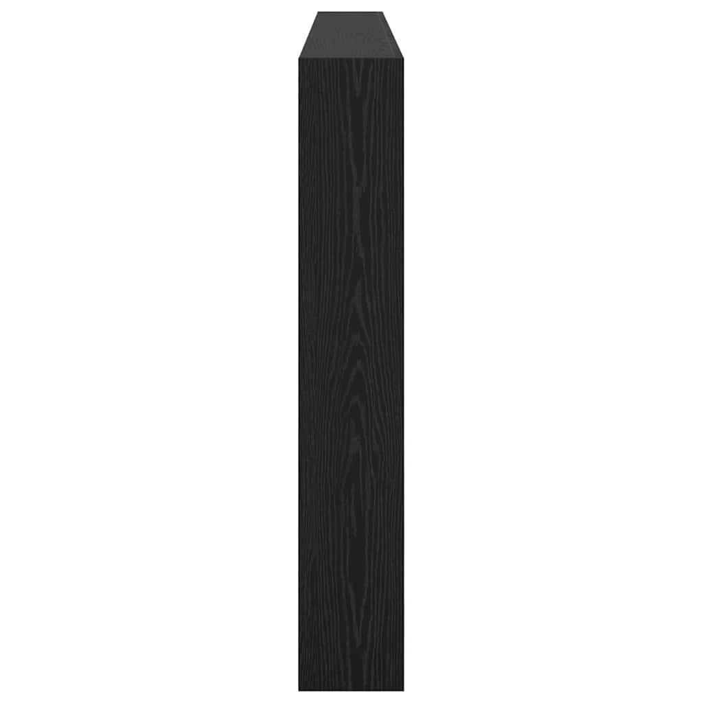 Kopfteil Schwarz Eichen-Optik 200 x 17 x 102 cm Holzwerkstoff