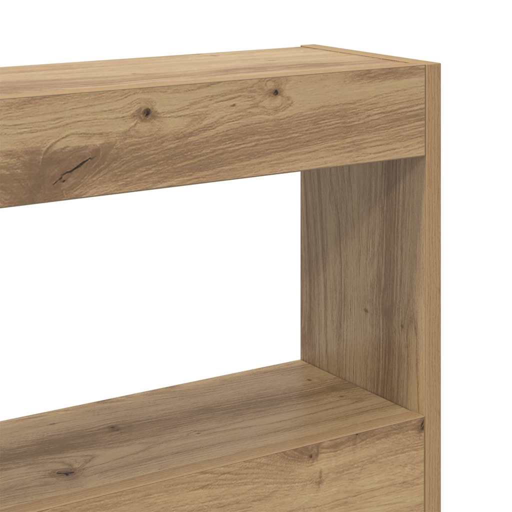 Kopfteil Artisan-Eiche 220 x 17 x 102 cm Holzwerkstoff