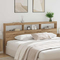 Kopfteil Artisan-Eiche 220 x 17 x 102 cm Holzwerkstoff