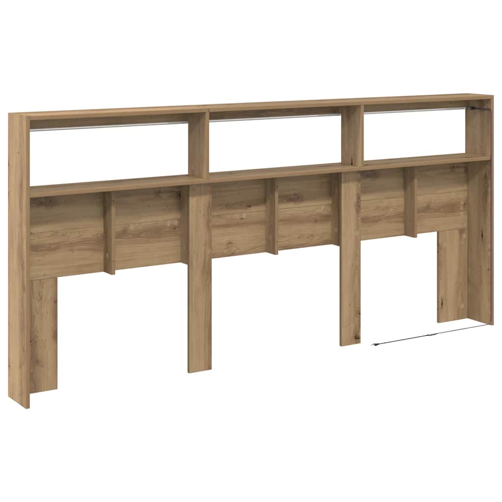 Kopfteil Artisan-Eiche 220 x 17 x 102 cm Holzwerkstoff