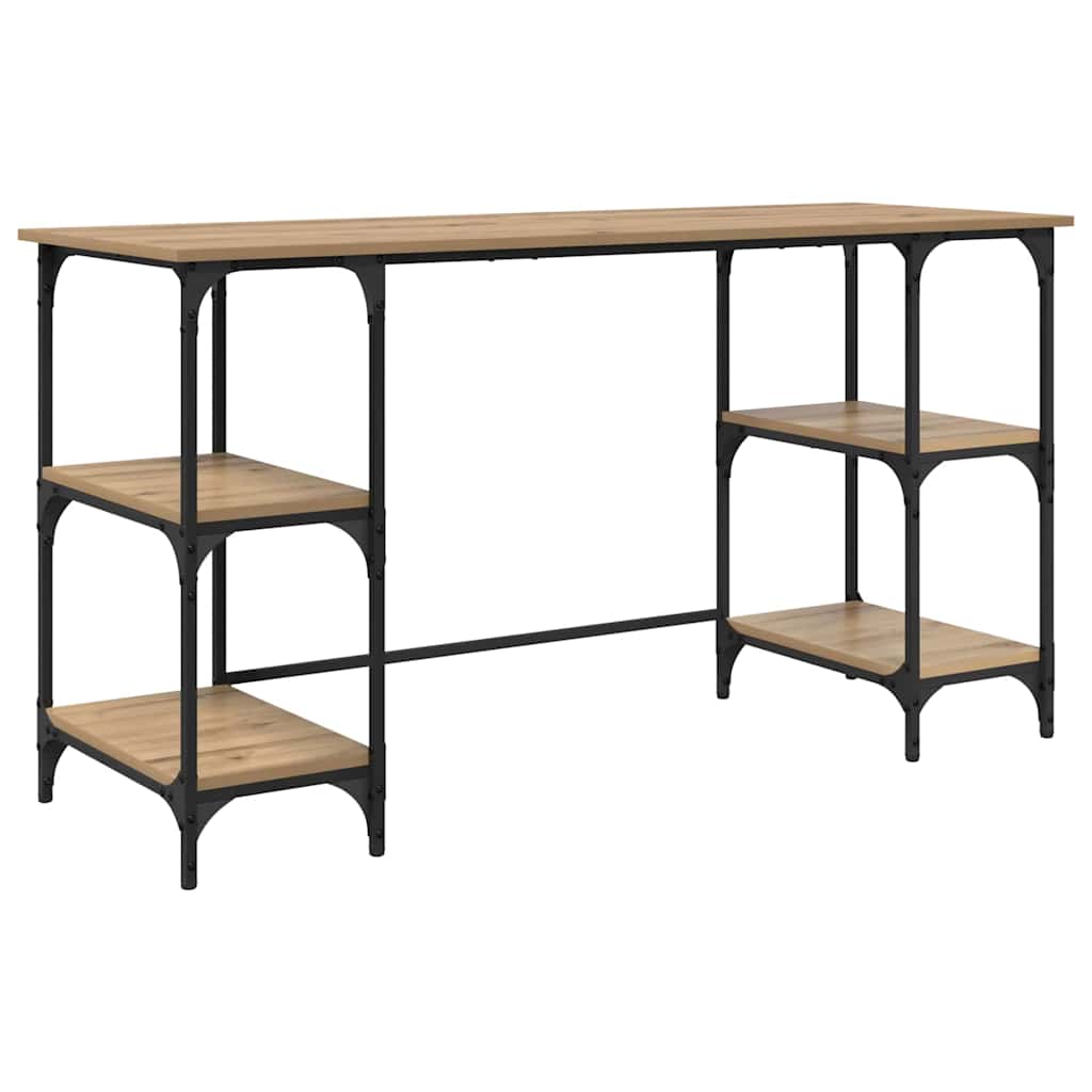 Schreibtisch Artisan-Eiche 140 x 50 x 75 cm Holzwerkstoff