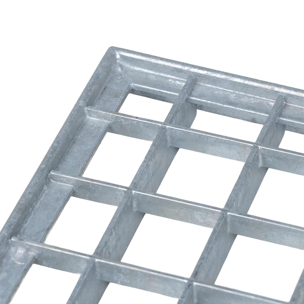 Gitter Silber 40 x 40 x 2 cm Feuerverzinkter Stahl