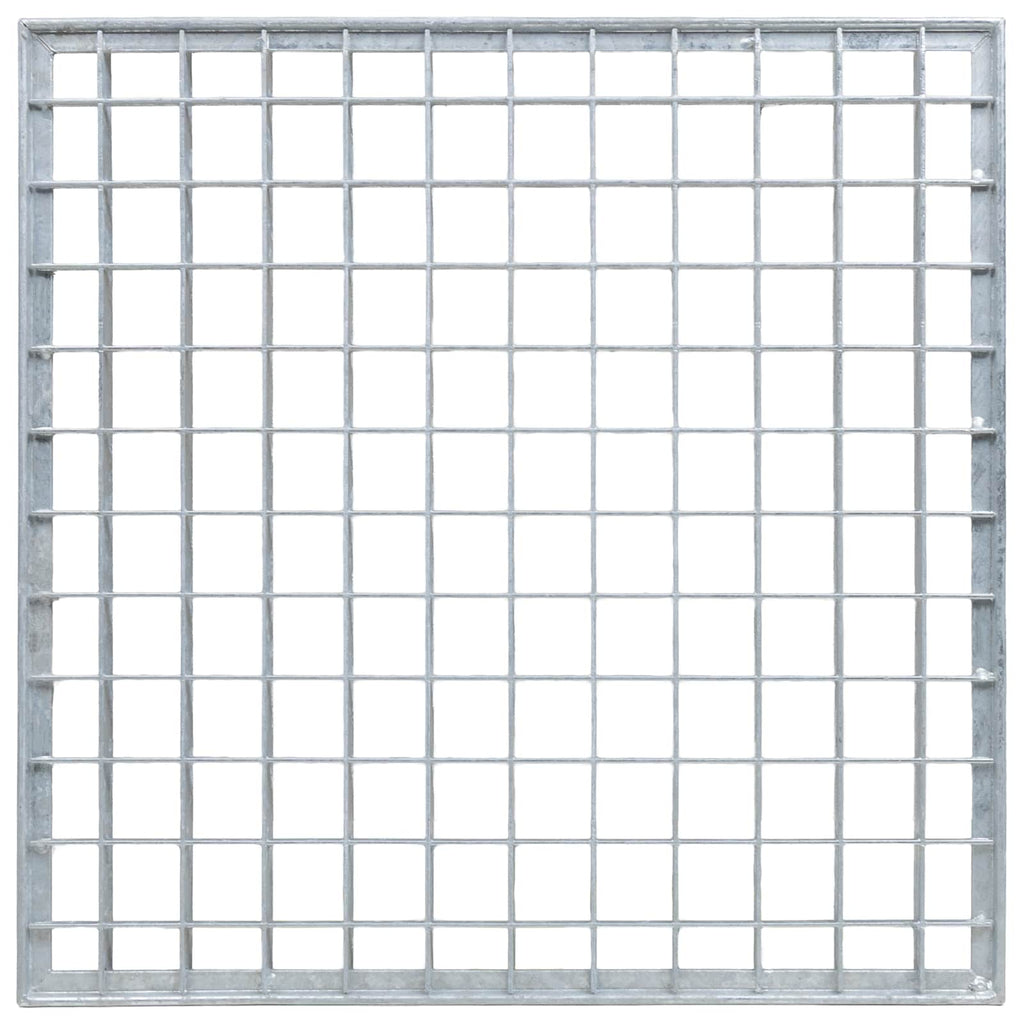 Gitter Silber 40 x 40 x 2 cm Feuerverzinkter Stahl