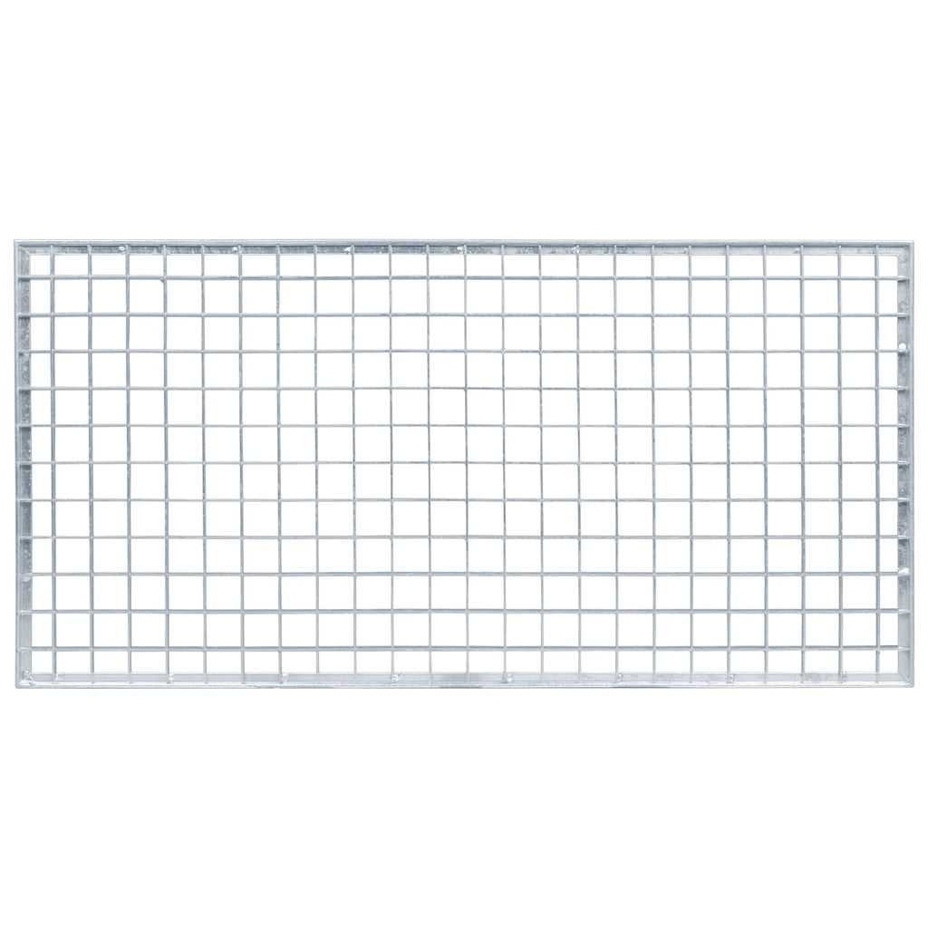 Gitter Silber 80 x 40 x 2 cm Feuerverzinkter Stahl