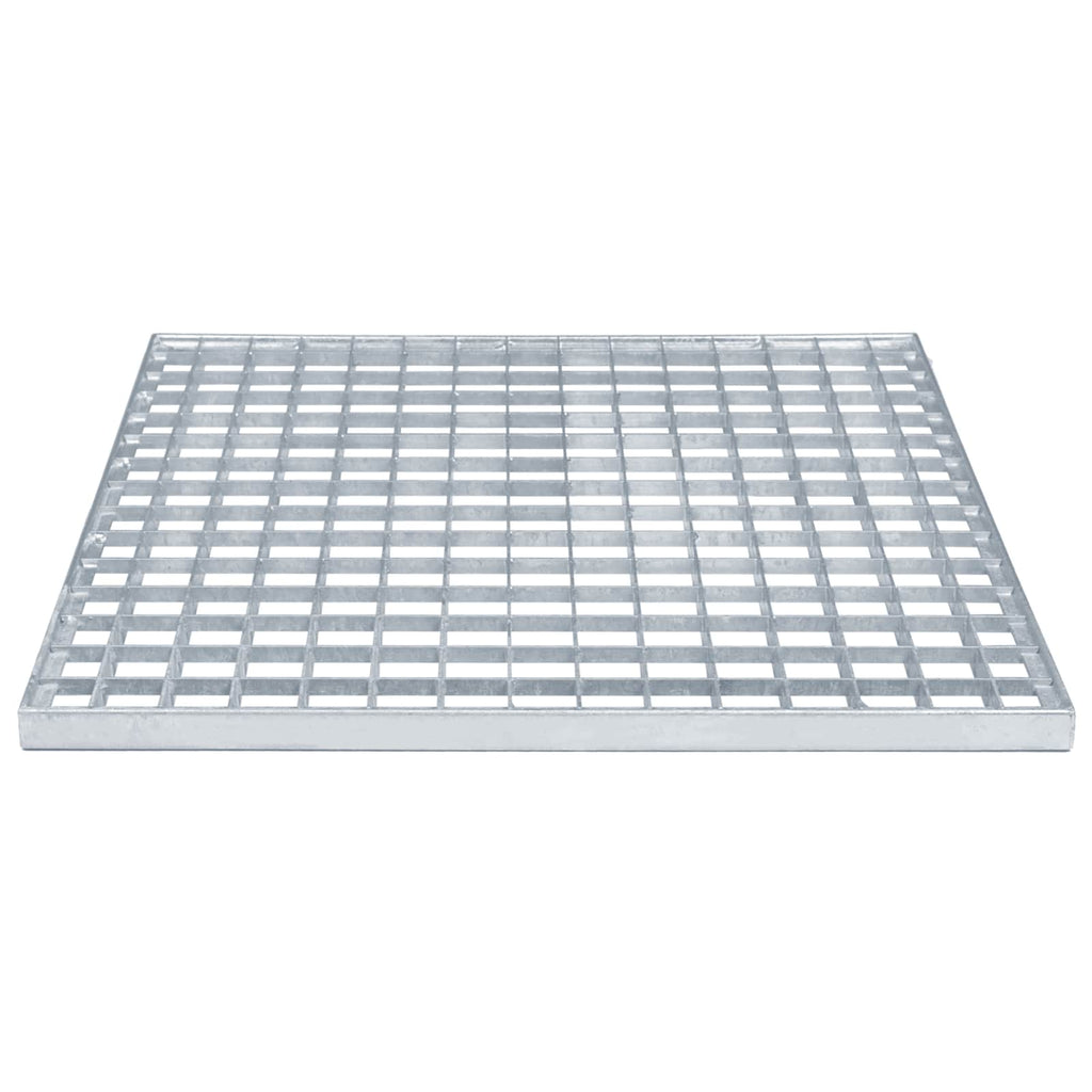 Gitter Silber 50 x 50 x 2 cm Feuerverzinkter Stahl