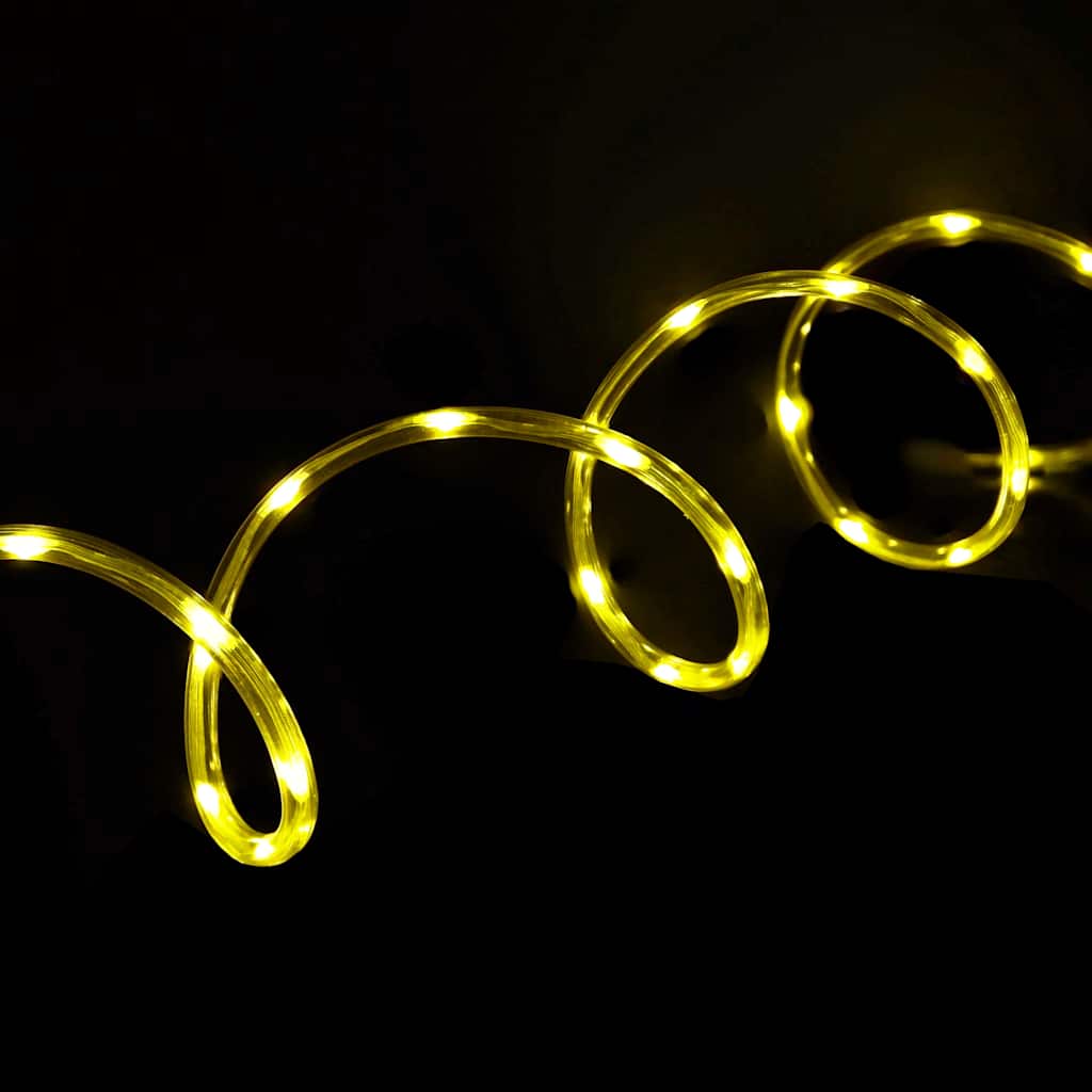 Lichtseil mit 120 LEDs Warmes Weiß 5 m PVC